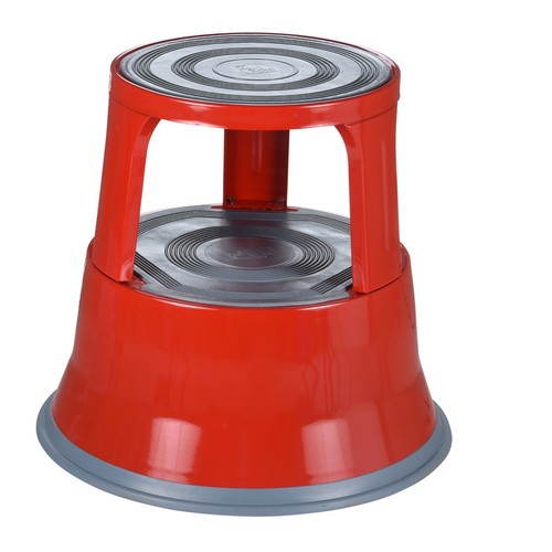 Steel kick step - steel, red