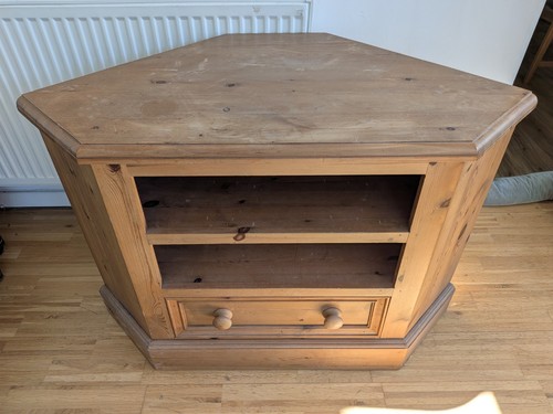 Solid pine corner - tv, cabinet