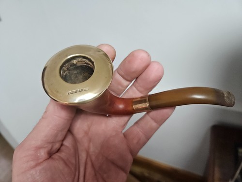 Vintage calabash meeschaum 9ct - meeschaum,