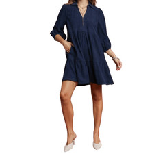 Navy Blue Women's Corduroy