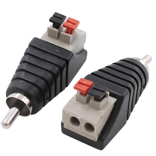 Rca speaker wire - speaker, adapters