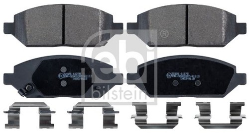 Febi 16974 brake pad - set, front
