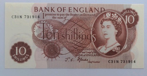 Mint condition ten shilling - mint,
