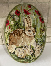 Vintage Handmade Green Oval