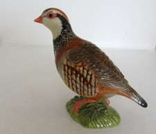 John Beswick French Partridge Bird Figurine  Hand Painted Porcelain  12cm