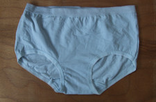 la Marquise size 12 Midi Knickers panties briefs 100% cotton Pastel Blue
