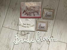 6 Hen Party-Wedding Accessories BN Rose Gold-Gold -White 
