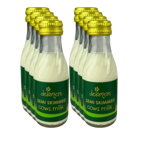Delamere semi skimmed milk - delamere,