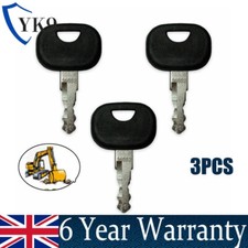 14603 Excavator Keys - 3 Pack for Hanomag Bomag Manitou Plant Construction UK