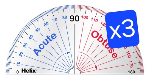 Helix protractor clear - helix,
