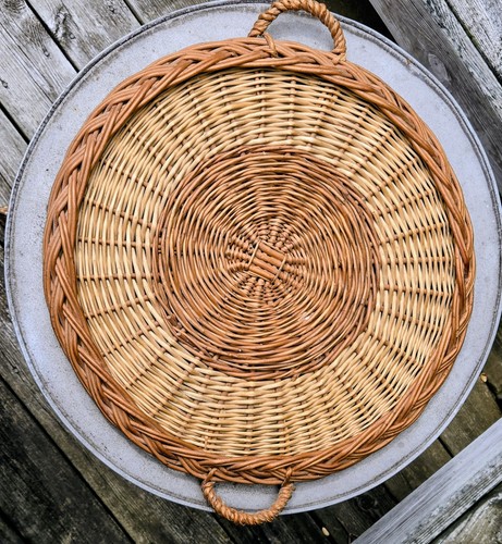Rattan wicker serving - rattan,