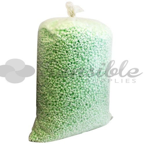 Green packing peanuts shape - s,