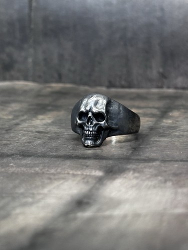Necrobutcher small skull - skull, ring