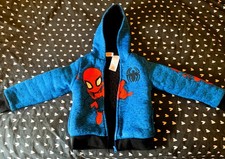 Original Marvel Spiderman kids coat very soft & warm 4-6 years good condition