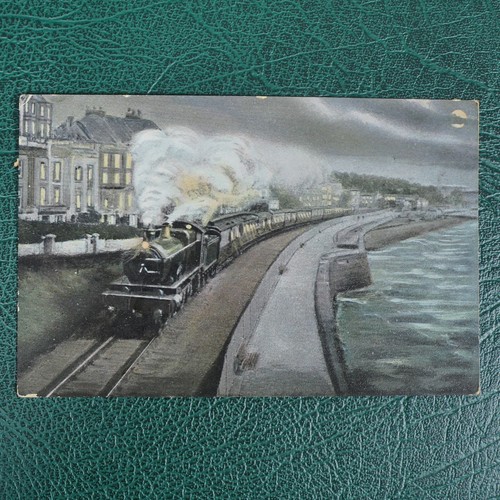 Postcard railway gwr - railway,,