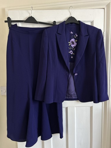 Women purple 2pc skirt - 2pc,