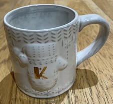 Anthropologie K Monogram Mug