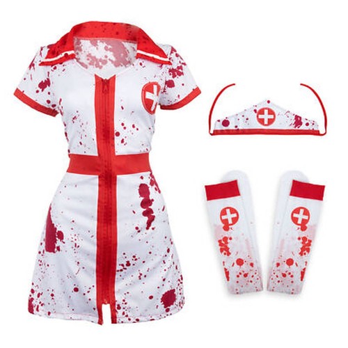 Ladies bloody nurse costume - nurse,