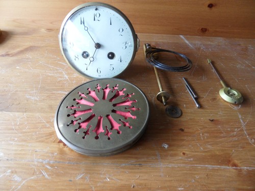 Antique french clock movement - antique,