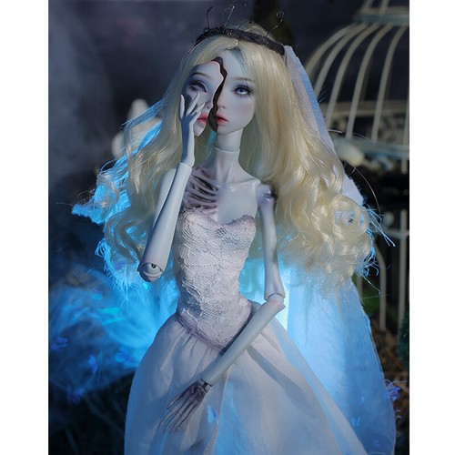 Zombie bride bjd doll girl - 1/4,