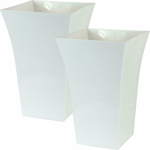 Large white square plant - 2,