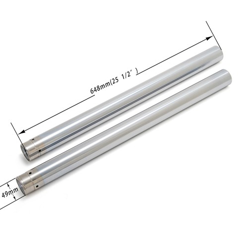 Pair 49mm chrome fork - 49mm,