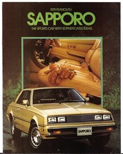 Plymouth Sapporo 1979 USA Market Sales Brochure 1.6 & 2.6 Mitsubishi Colt