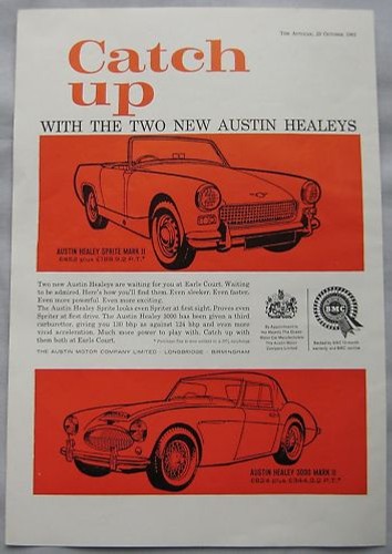 1961 austin healey 3000 and - 1961,