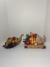 Jim Shore Cornucopia 2 Set