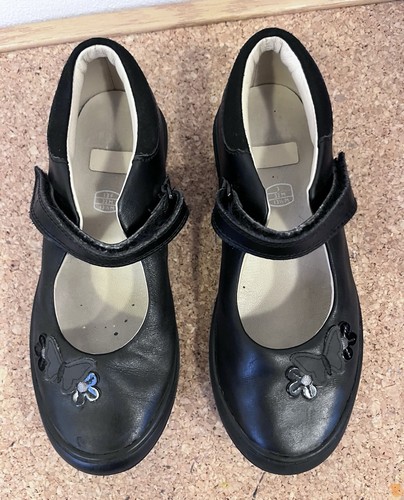 Clark black leather school - clark’s,