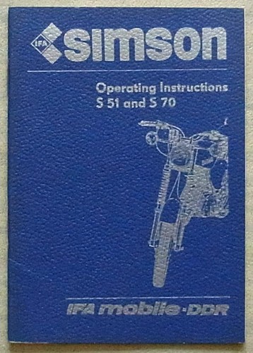Simson s51 s70 motorcycles - simson,