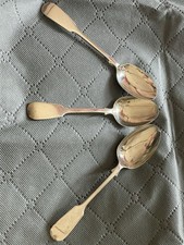 3 Silver Plated Tea Spoons All
