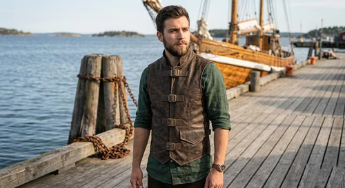 Brown distressed leather - brown,