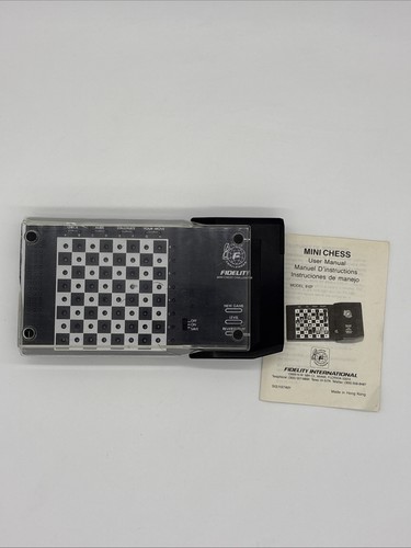 Vintage fidelity mini - fidelity, chess