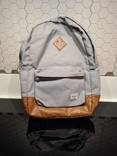 HERSCHEL SUPPLY CO HERITAGE BACKPACK GREY/TAN Used