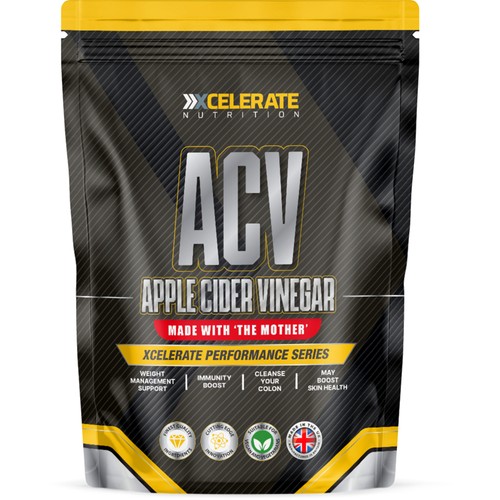 Apple cider vinegar - 500mg, |
