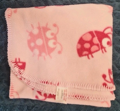 Matalan pink fleece blanket - pink,