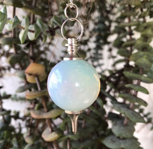 Natural moon opal pendulum - moon,