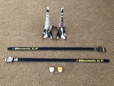 Toe clips and straps + buttons