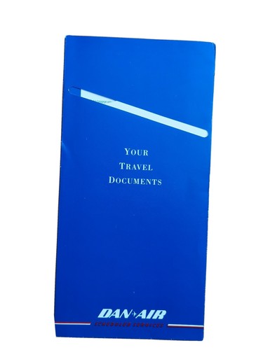 Dan air ticket - ticket, wallet 