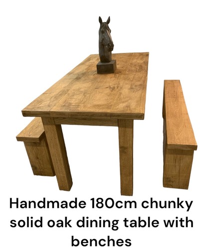 Chunky solid oak - chunky, dining