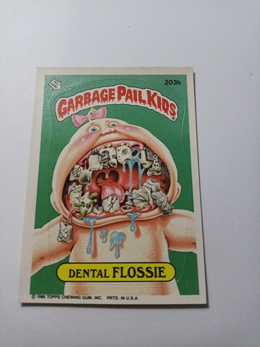 Garbage pail kids dental - garbage,