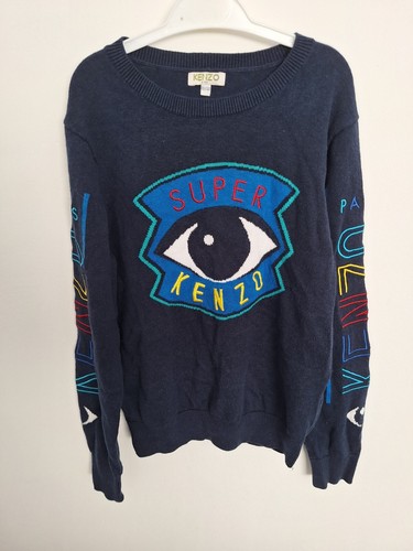Boys navy kenzo jumper - navy,