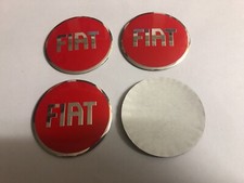 4x Sticker Fiat Wheel Centre