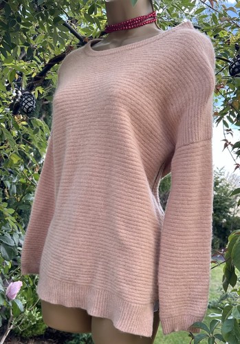 Pure cashmere camel - m&s, ribbed