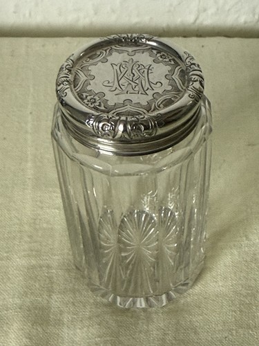 Victorian cut glass sterling - &,