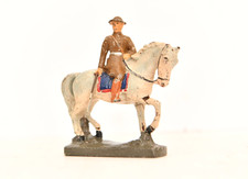 Vintage Elastolin Germany War Horse & Rider Horseman 1930's Rare Figure