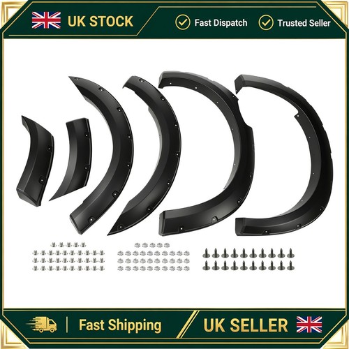 Matte black wide wheel arch - black,