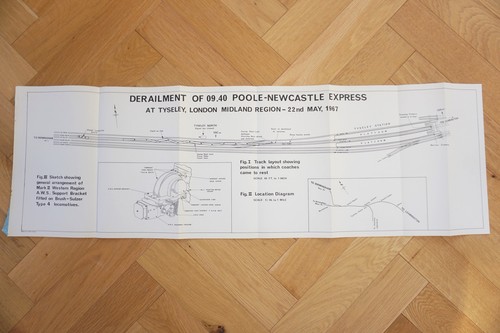 1967 tyseley railway - railway, map