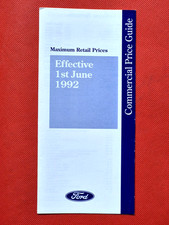 1992 FORD COMMERCIALS PRICE